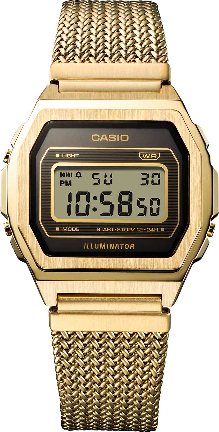 Японские наручные часы Casio Vintage A1000MGA-5EF с хронографом