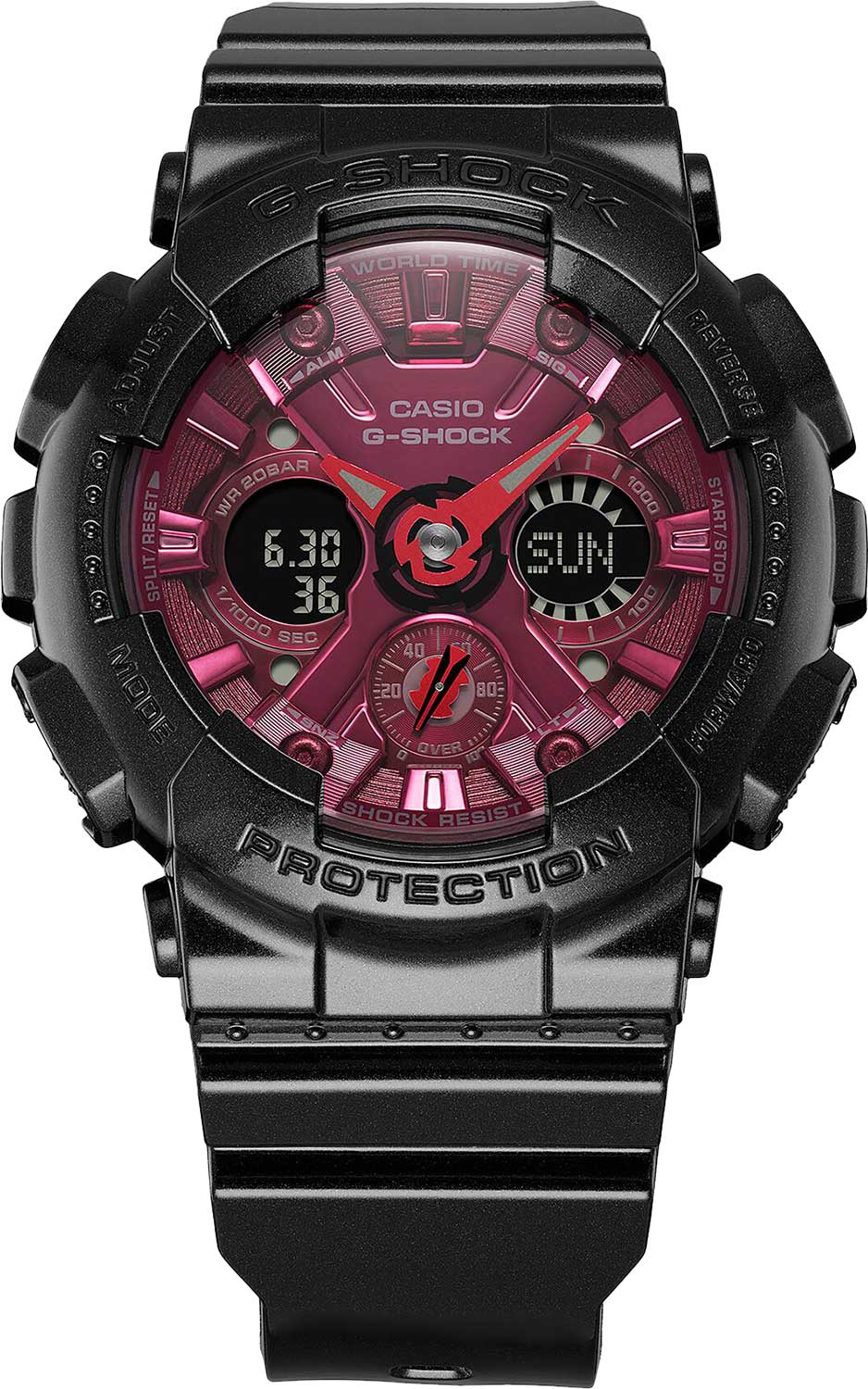Японские наручные часы CASIO G-SHOCK GMA-S120RB-1A