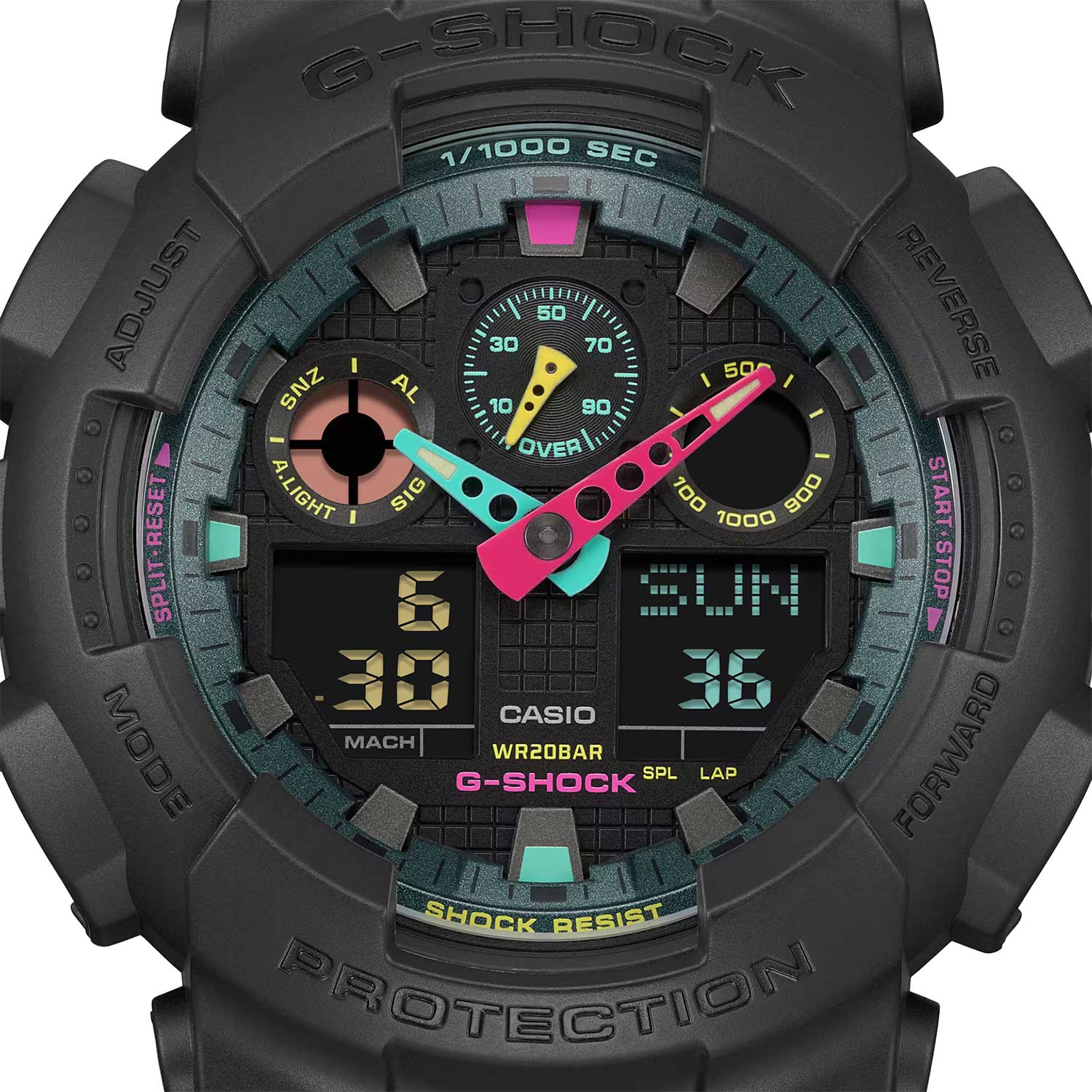 Японские наручные часы CASIO G-SHOCK GA-100MF-1A