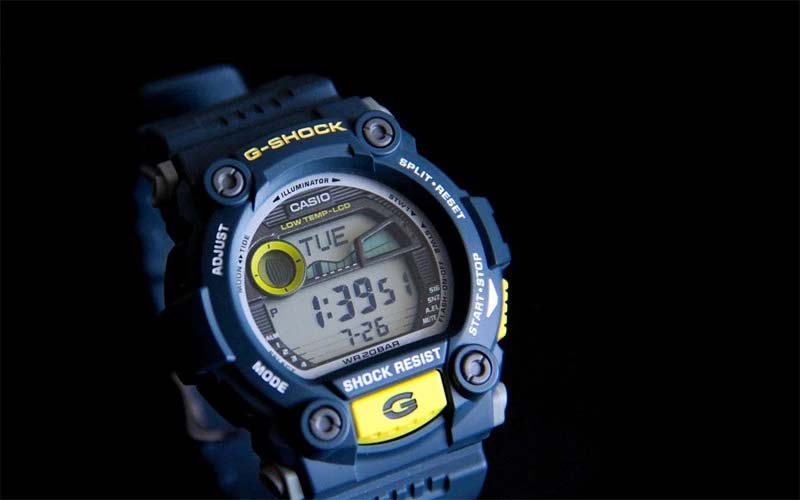 Японские наручные часы Casio G-SHOCK G-7900-2E с хронографом