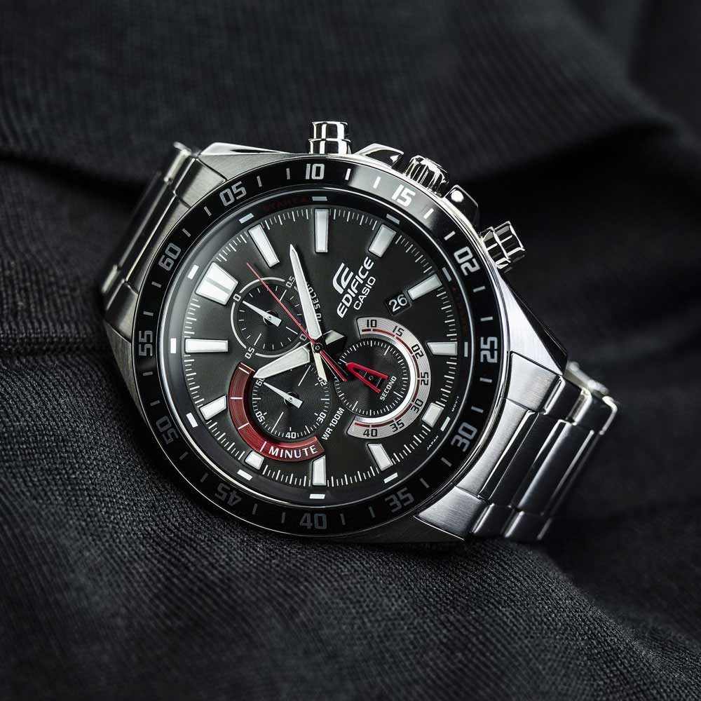 Японские наручные часы Casio Edifice EFV-620D-1A4VUEF с хронографом
