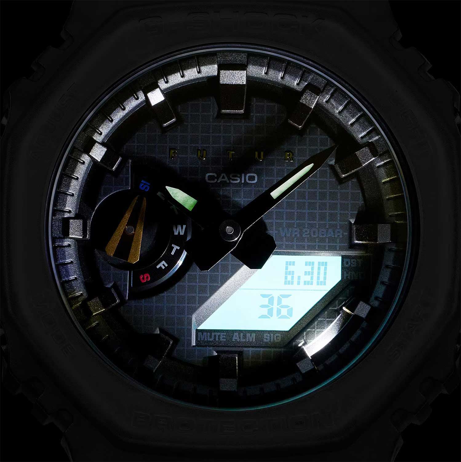 Японские наручные часы Casio G-SHOCK GA-2100FT-8A с хронографом