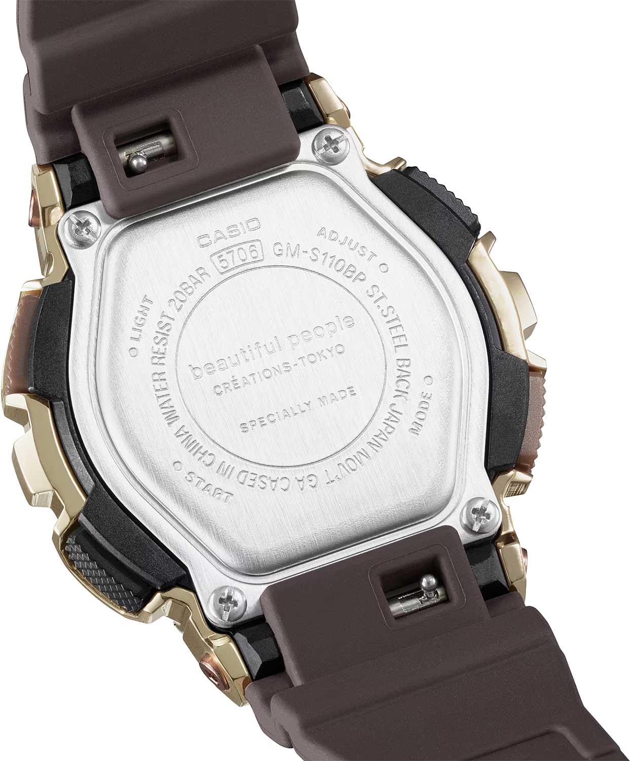 Японские наручные часы Casio G-SHOCK GM-S110BP-5A с хронографом