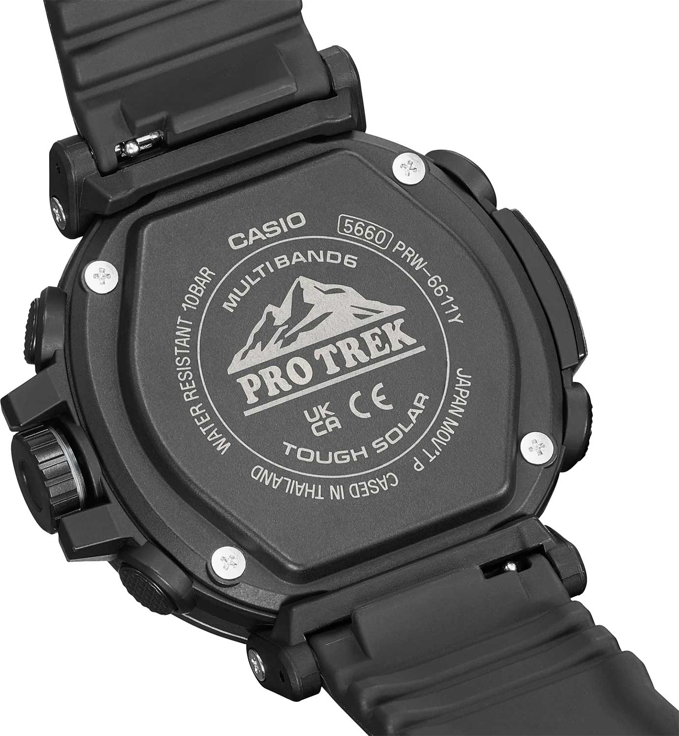 Японские наручные часы Casio Pro Trek PRW-6621Y-1ER с хронографом