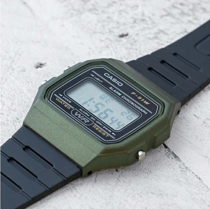 Японские наручные часы CASIO CASIO COLLECTION F-91WM-3A