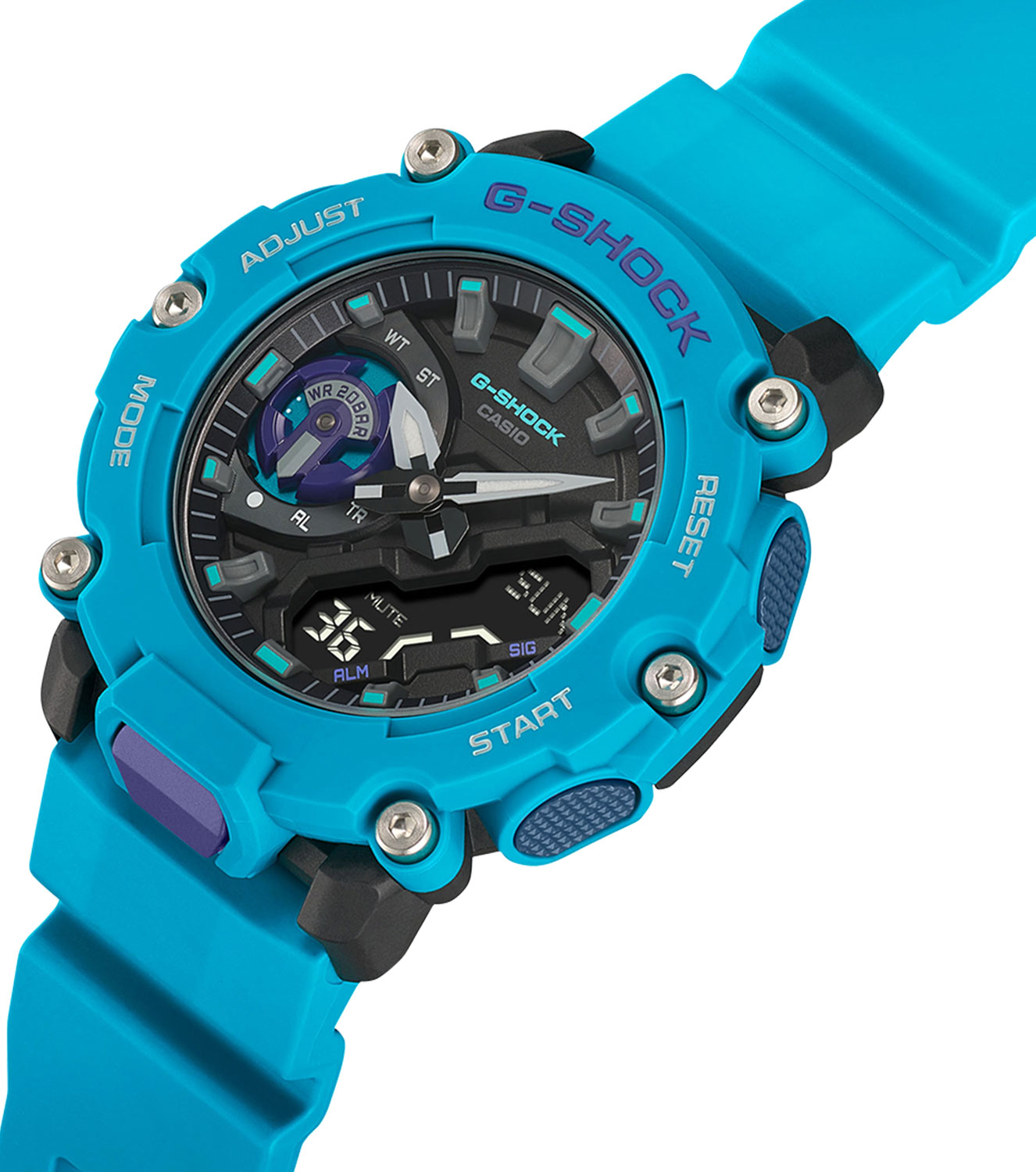 Японские наручные часы Casio G-SHOCK GA-2200-2AER с хронографом