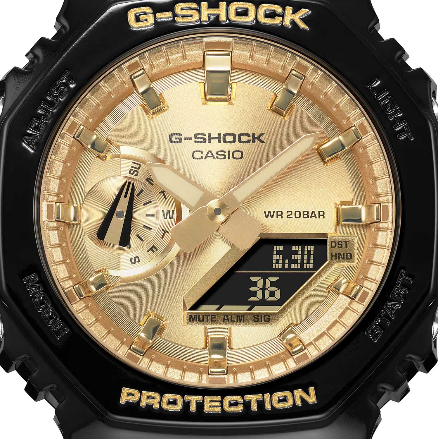 Японские наручные часы CASIO G-SHOCK GA-2100GB-1A