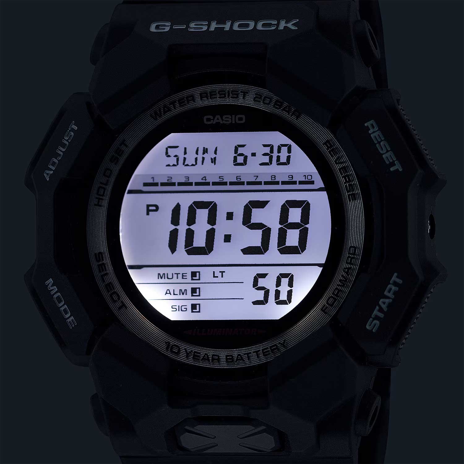Японские наручные часы CASIO G-SHOCK GD-010-1