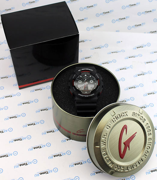 Японские наручные часы CASIO G-SHOCK GA-100-1A4