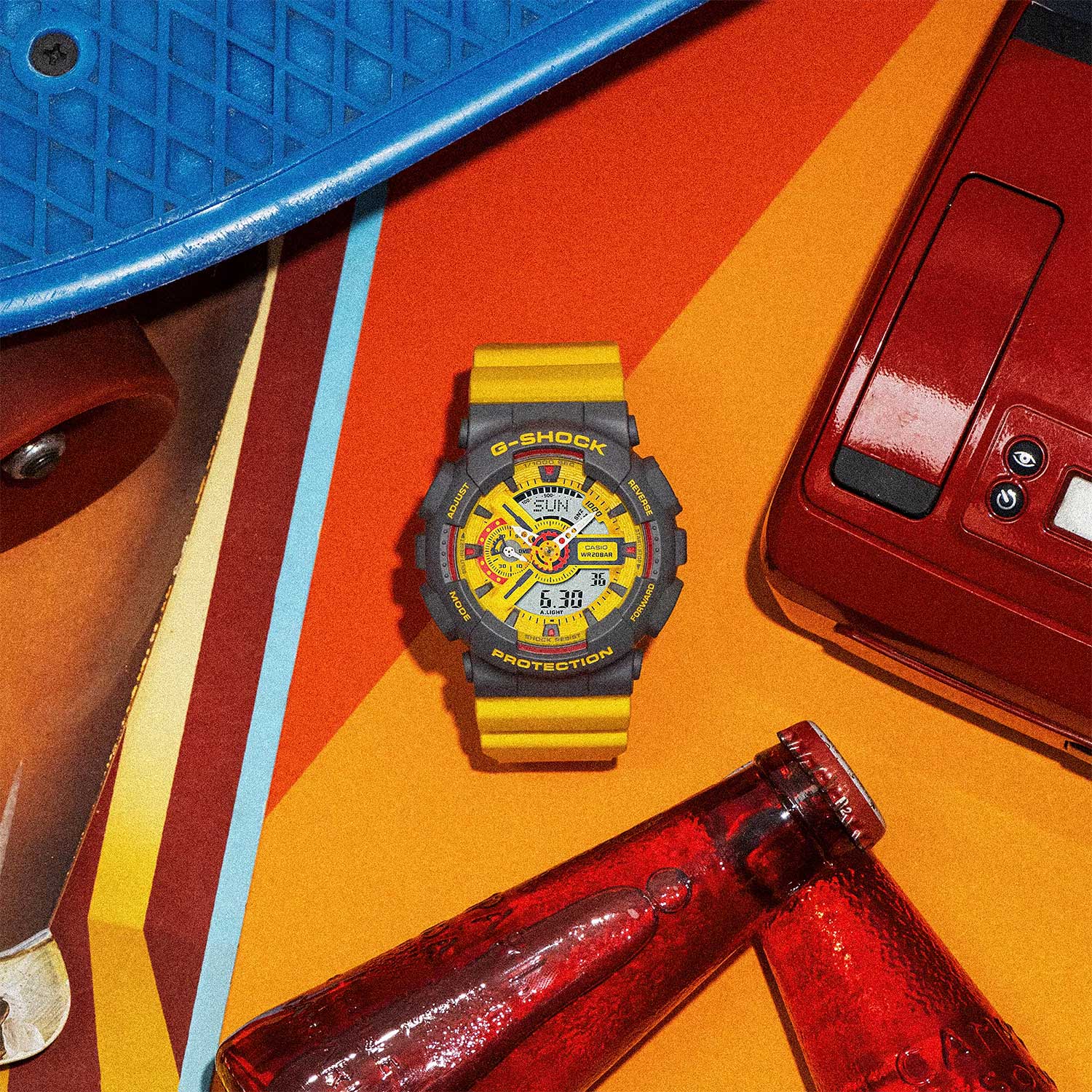 Японские наручные часы CASIO G-SHOCK GA-110Y-9A