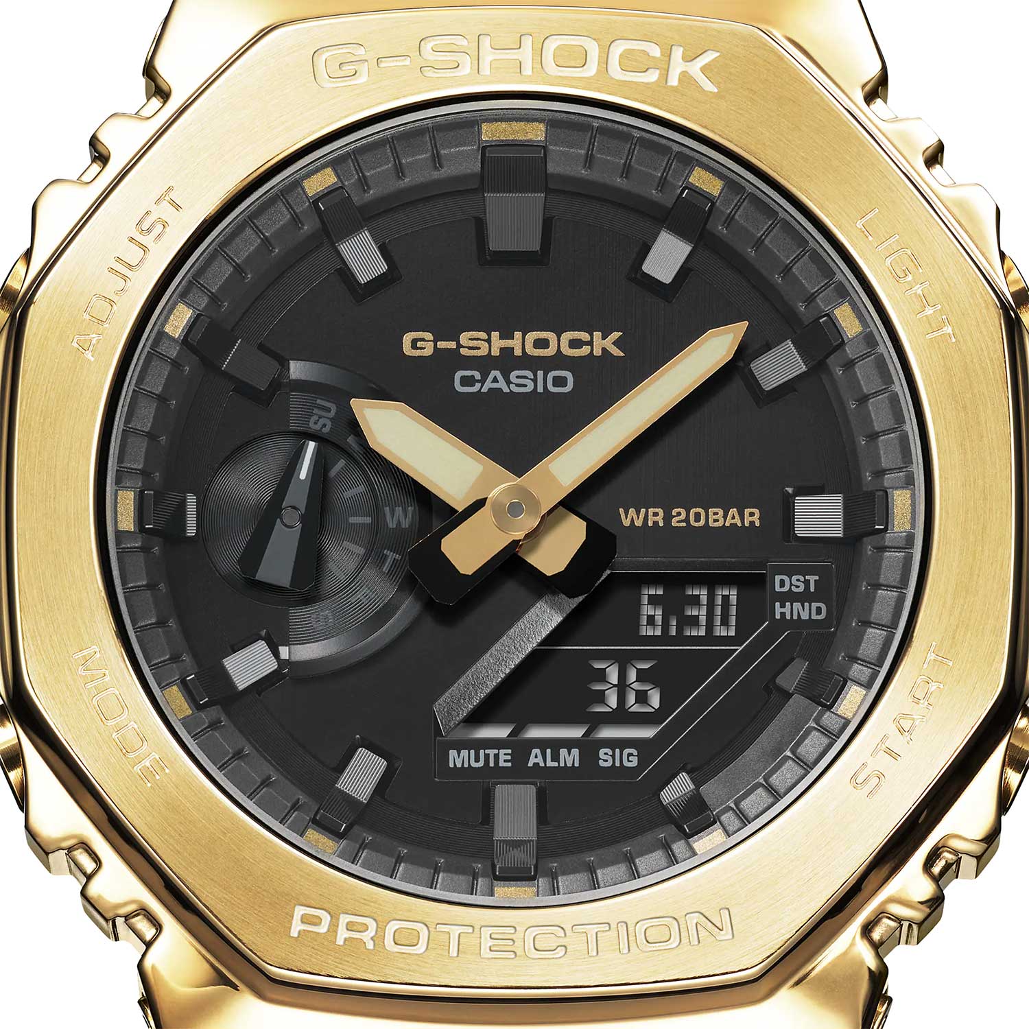 Японские наручные часы CASIO G-SHOCK GM-2100G-1A9