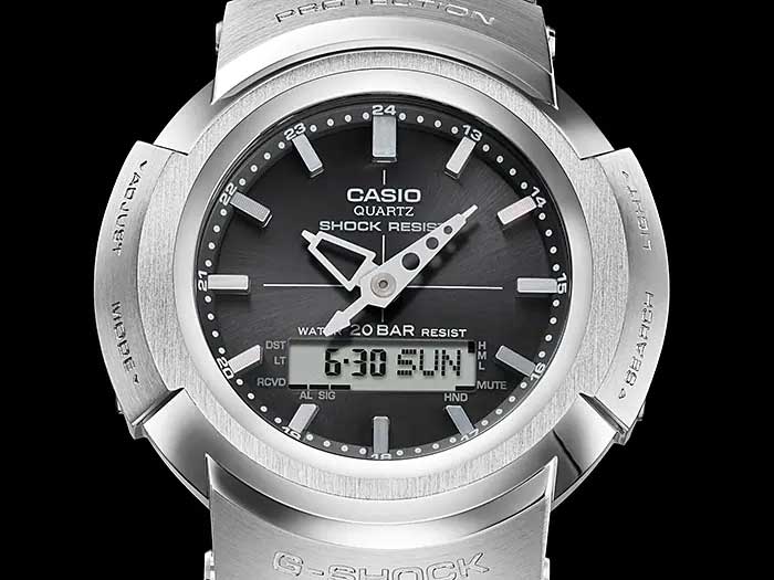 Японские наручные часы Casio G-SHOCK AWM-500D-1A с хронографом