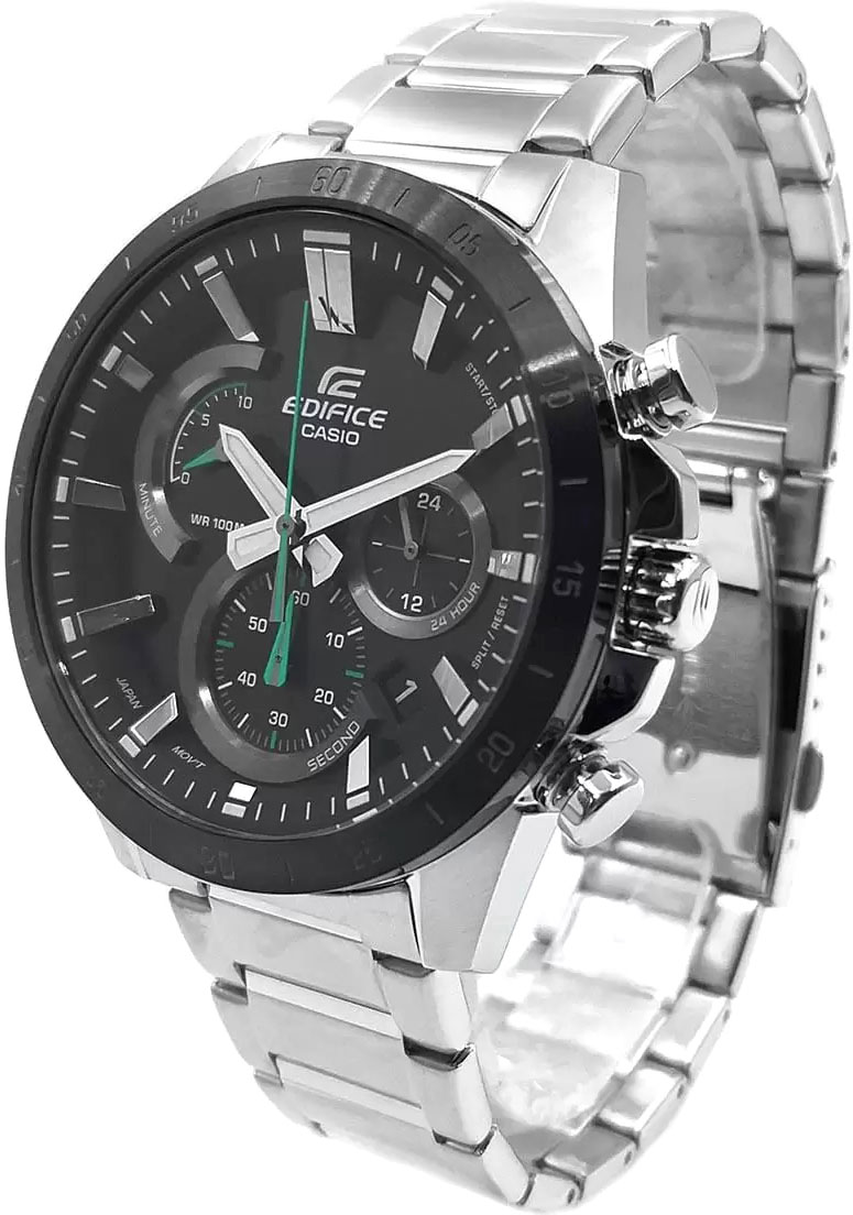 Японские наручные часы Casio Edifice EFR-573DB-1A с хронографом