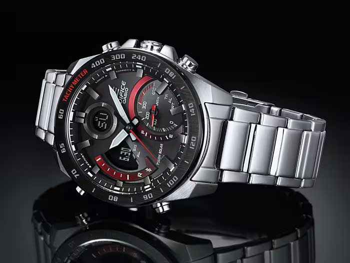 Японские наручные часы Casio Edifice ECB-900DB-1AER с хронографом