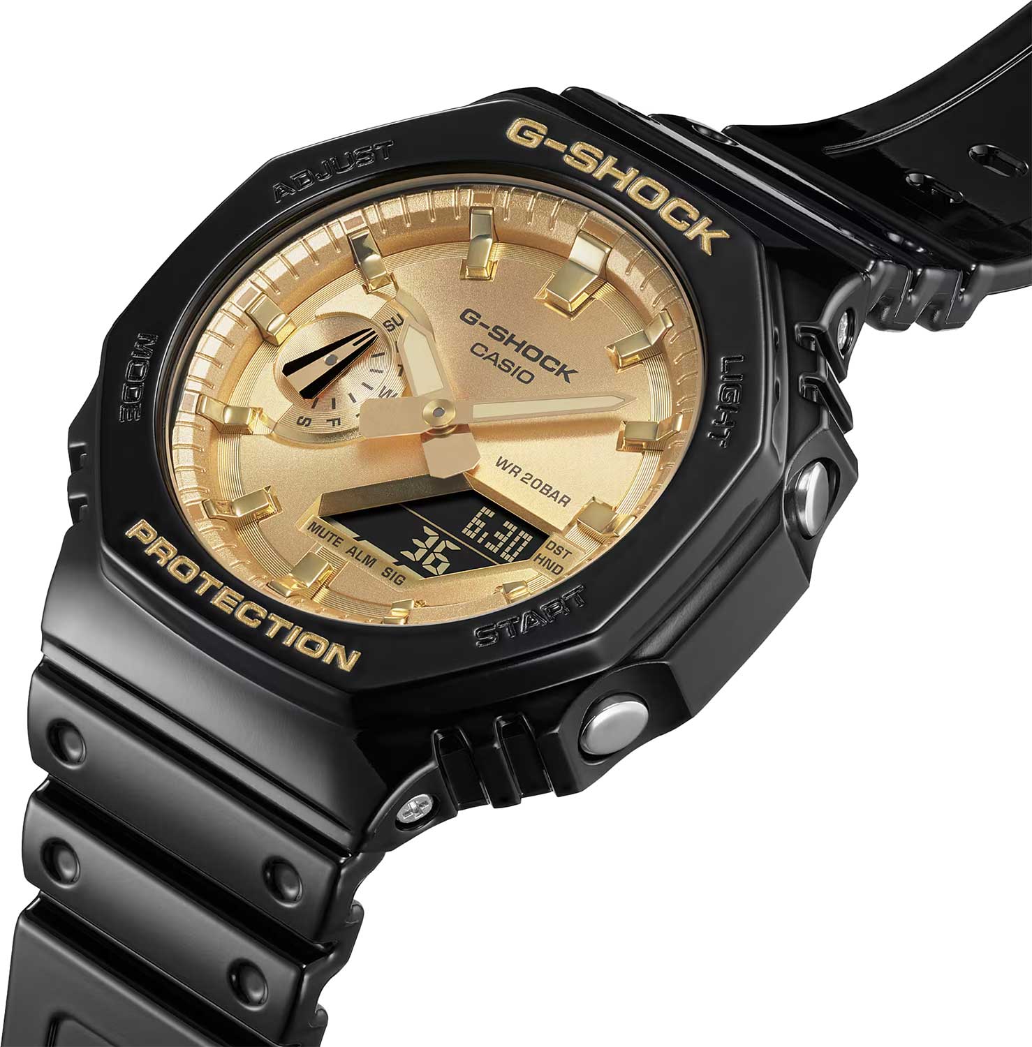 Японские наручные часы CASIO G-SHOCK GA-2100GB-1A