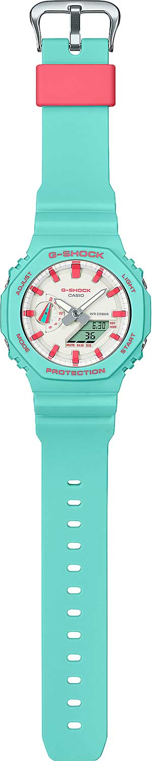 Японские наручные часы CASIO G-SHOCK GA-2100RB-3A