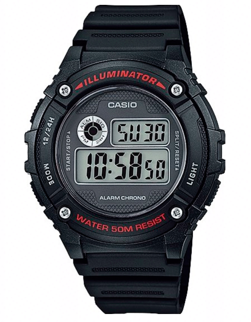 Японские наручные часы CASIO CASIO COLLECTION W-216H-1A