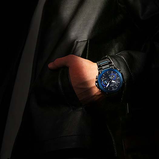 Японские наручные часы Casio G-SHOCK MTG-B2000B-1A2ER с хронографом