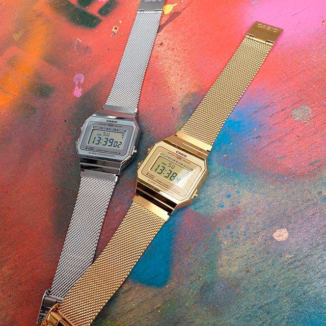 Японские наручные часы Casio Vintage A700WEMG-9AEF с хронографом