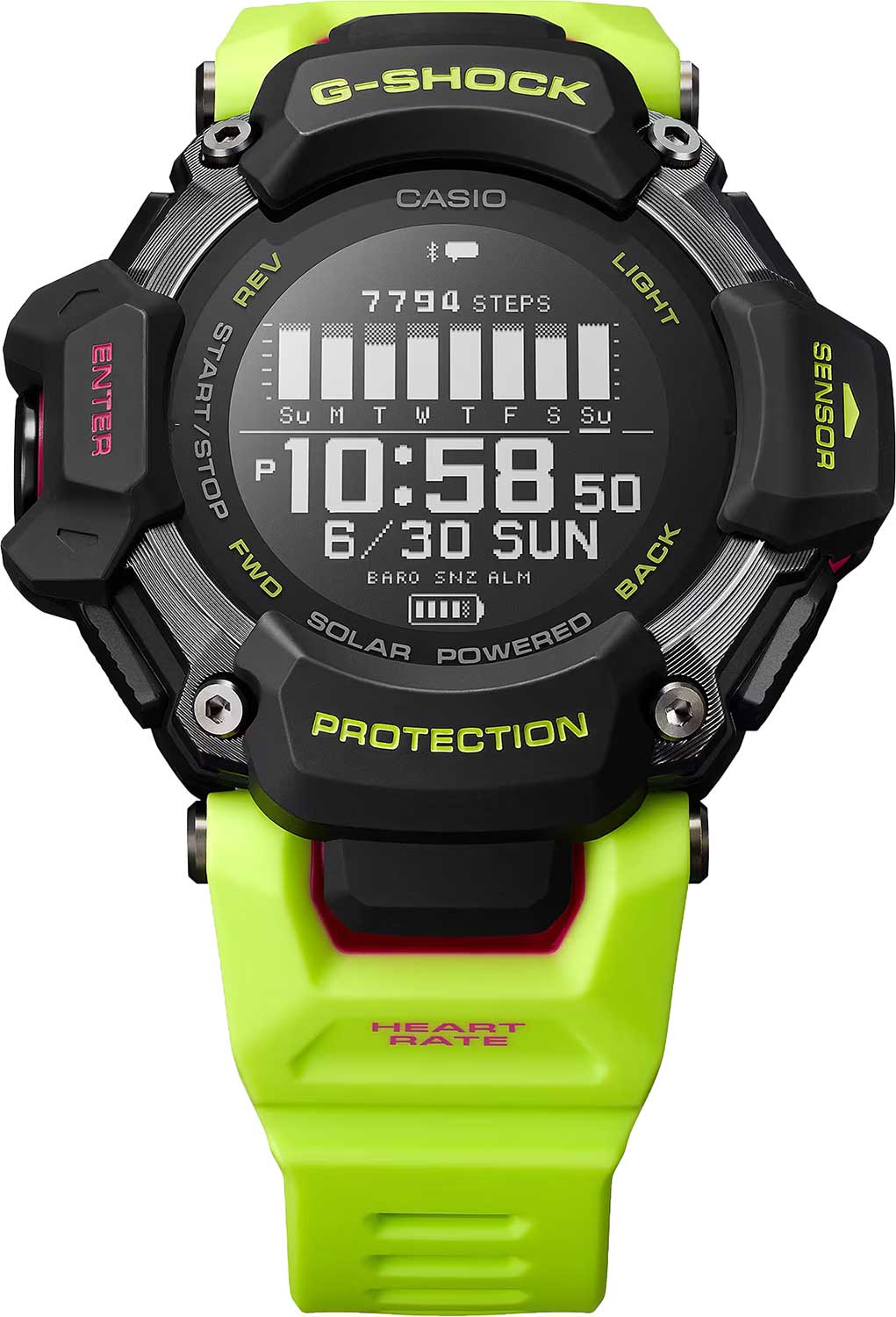 Японские наручные часы CASIO G-SHOCK GBD-H2000-1A9