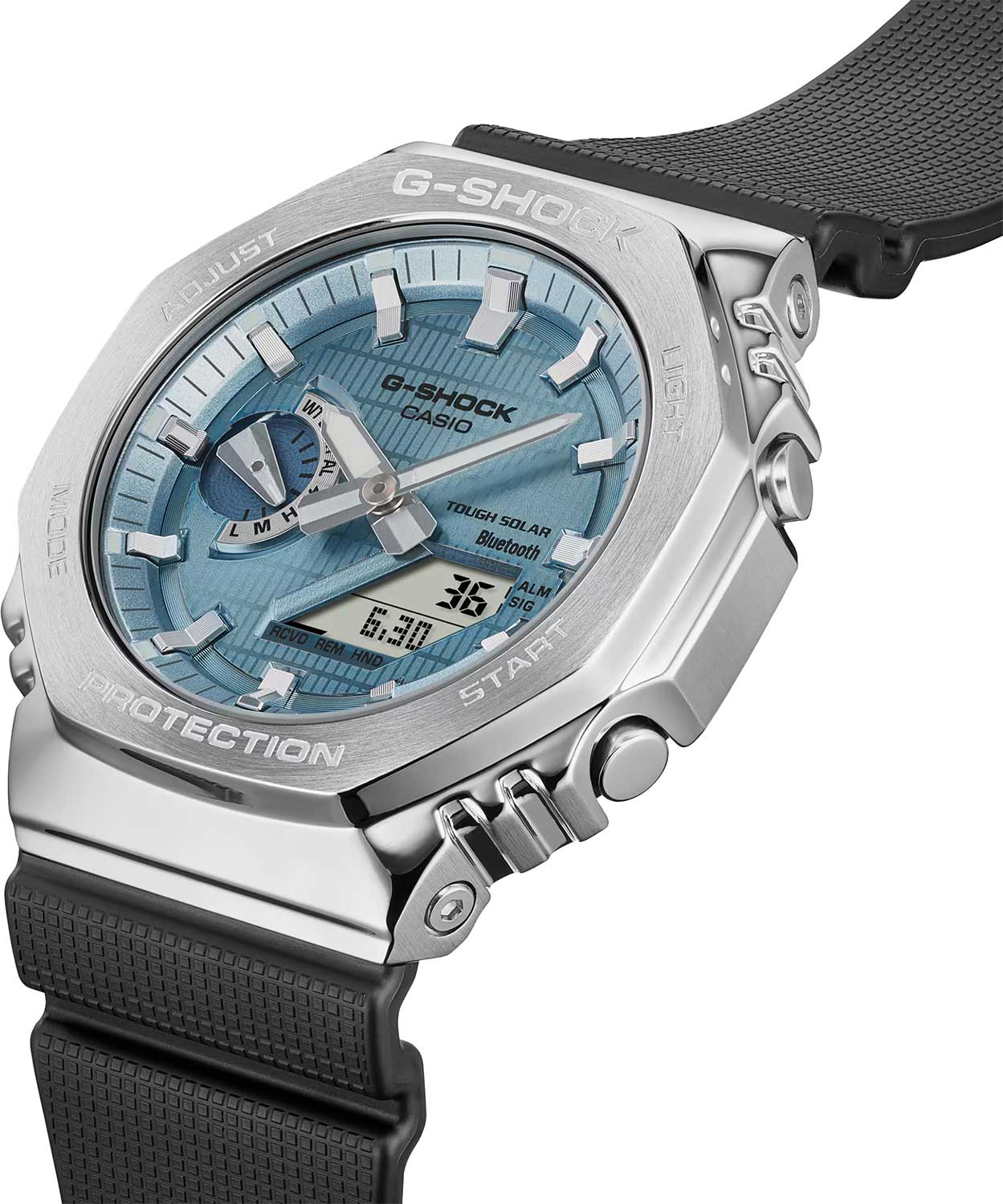 Японские наручные часы CASIO G-SHOCK GBM-2100A-1A2