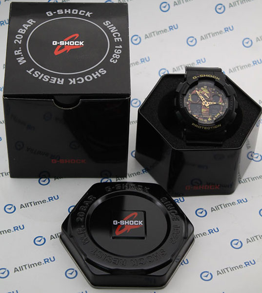 Японские наручные часы CASIO G-SHOCK GA-100CF-1A9