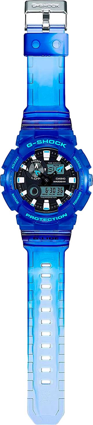 Японские наручные часы Casio G-SHOCK GAX-100MSA-2A с хронографом