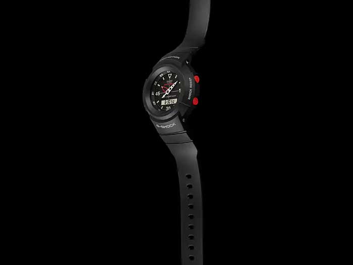Японские наручные часы Casio G-SHOCK AW-500E-1E с хронографом