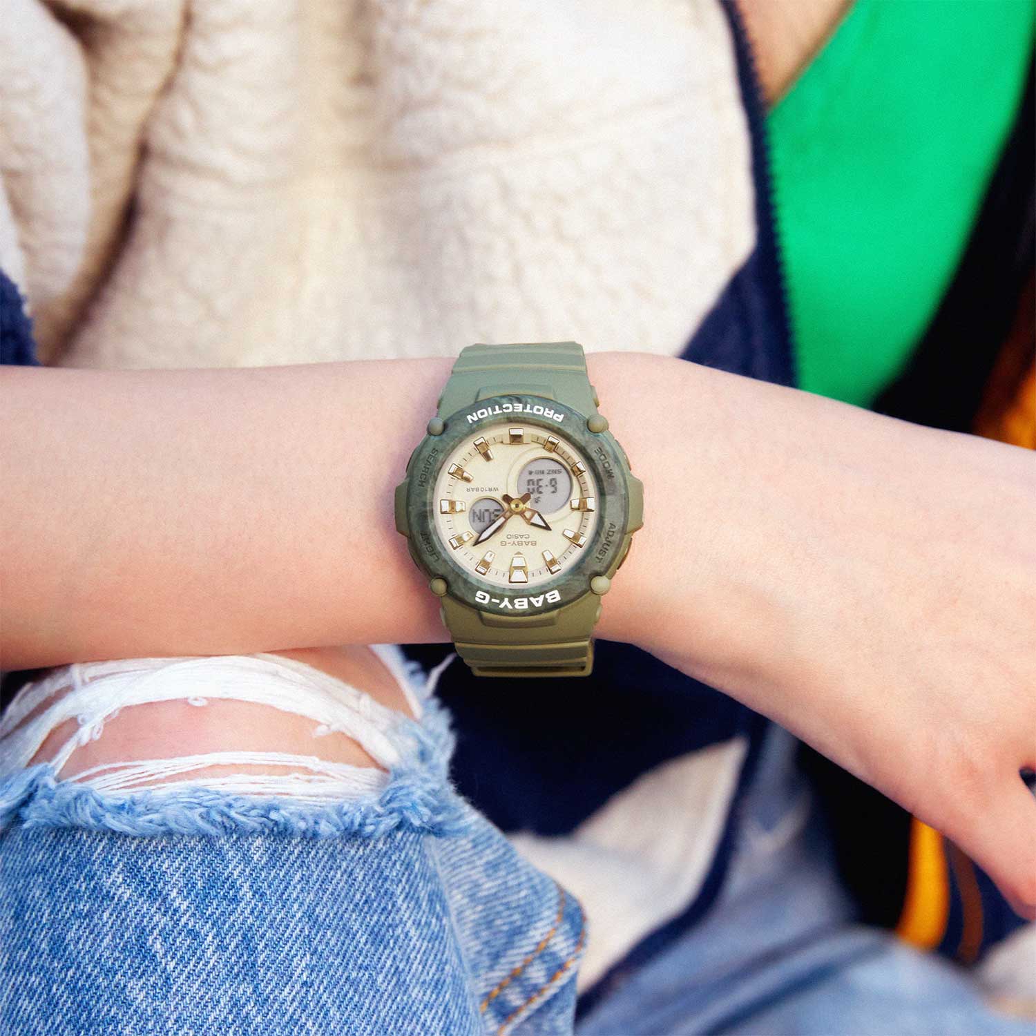 Японские наручные часы Casio Baby-G BGA-275M-3A с хронографом