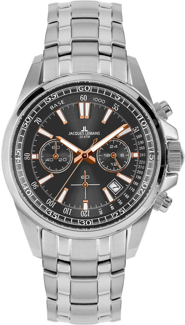 Наручные часы Jacques Lemans 1-2117ZE с хронографом