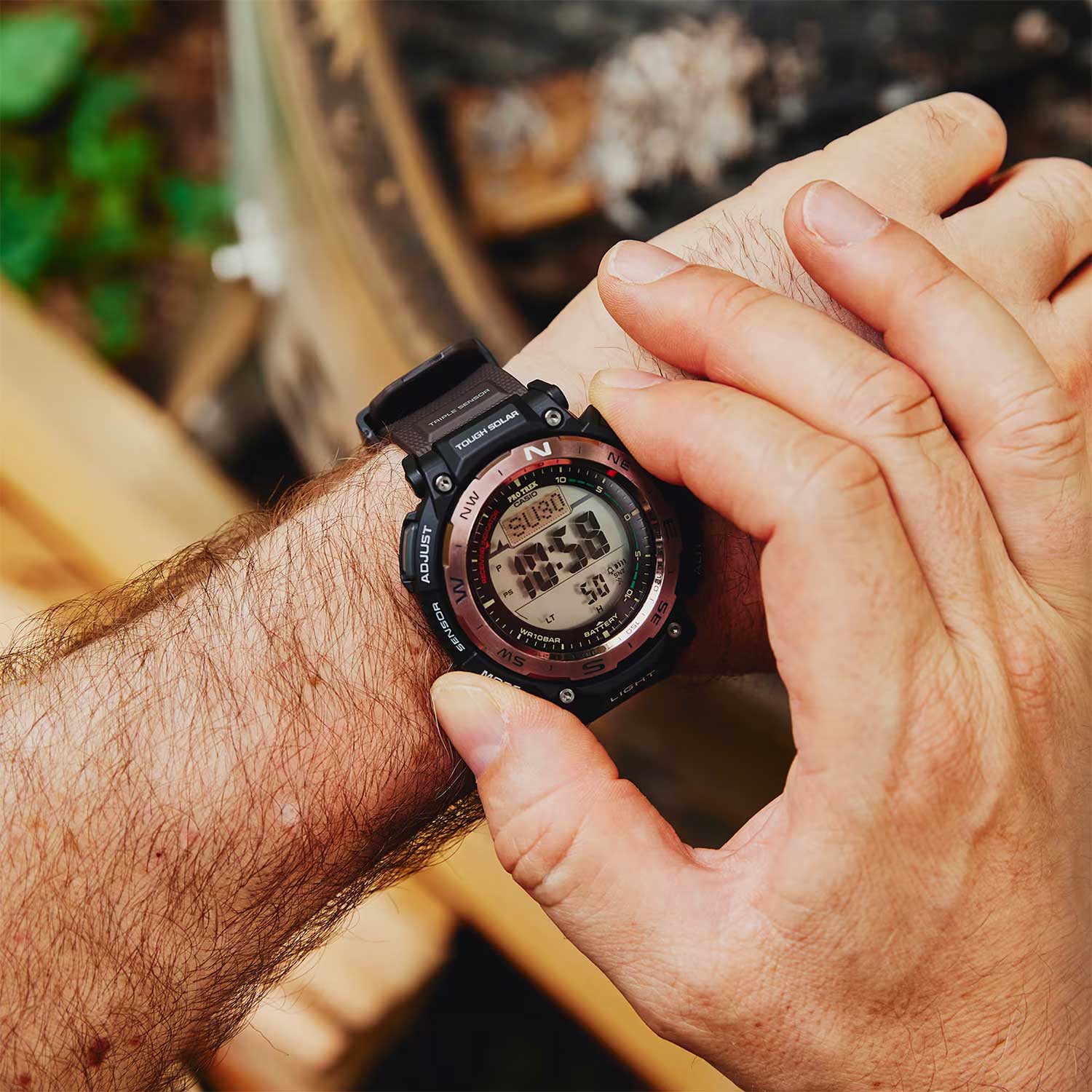 Японские наручные часы CASIO PRO TREK PRW-3400Y-5