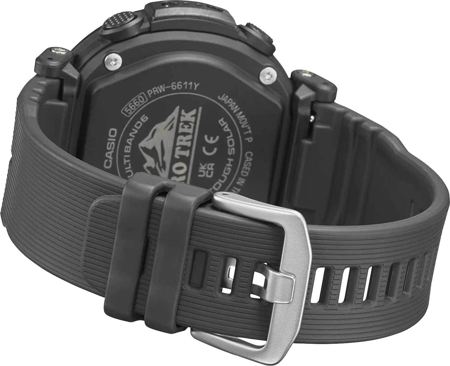 Японские наручные часы Casio Pro Trek PRW-6621Y-1ER с хронографом