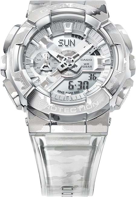 Японские наручные часы Casio G-SHOCK GM-110SCM-1AER с хронографом