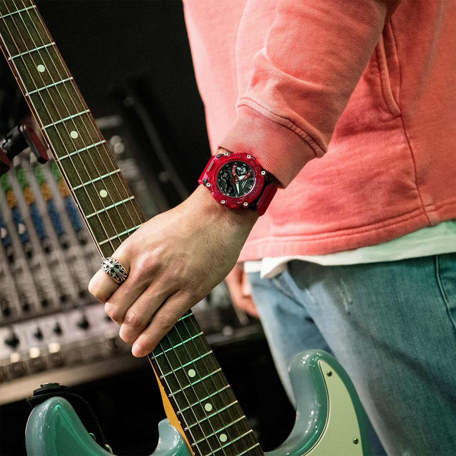Японские наручные часы CASIO G-SHOCK GA-2200SKL-4A