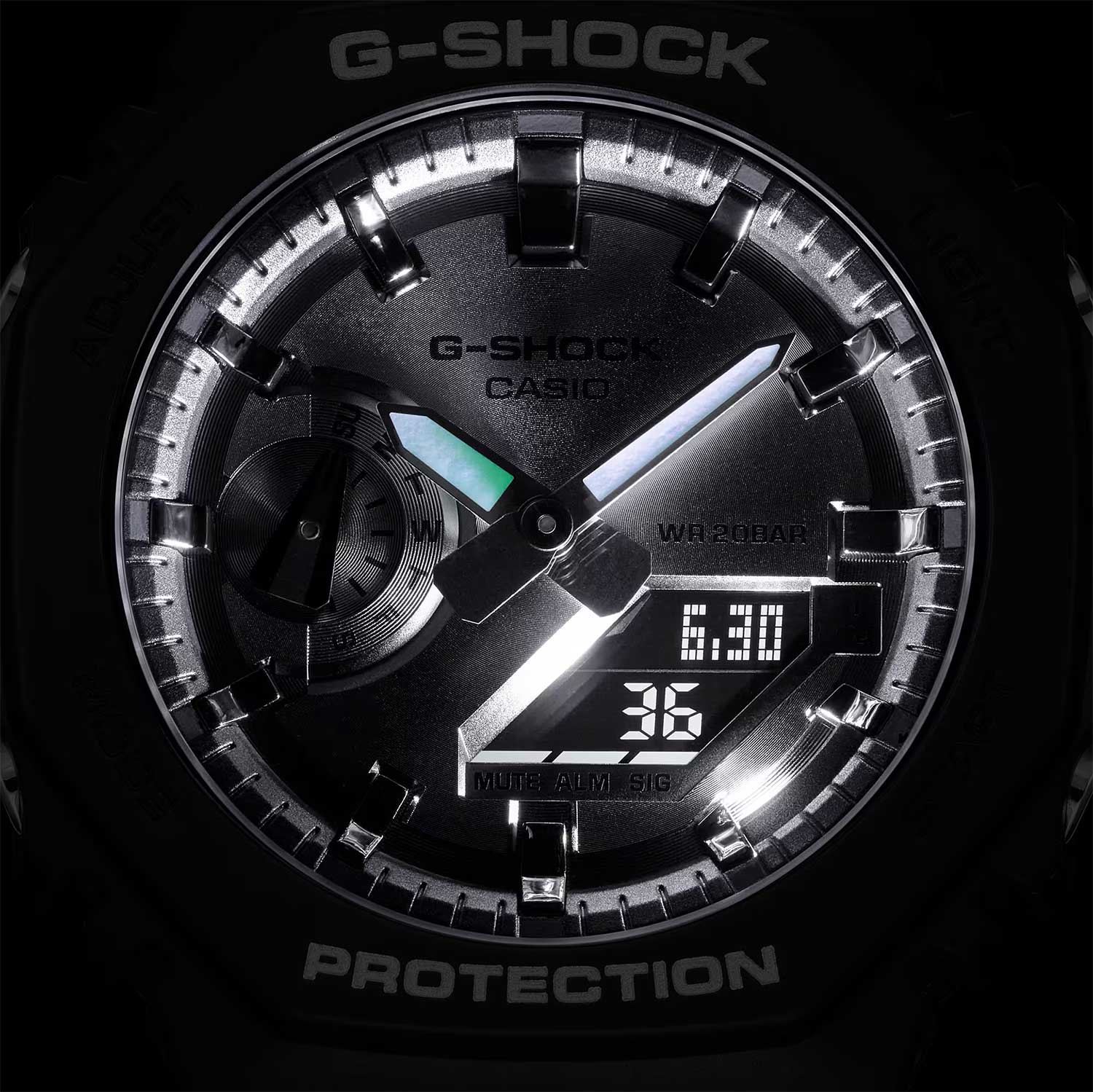 Японские наручные часы CASIO G-SHOCK GA-2100SB-1A