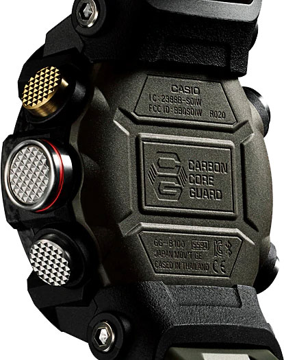 Японские спортивные наручные часы Casio G-SHOCK GG-B100-1A3ER с хронографом