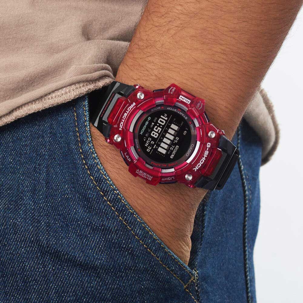 Японские спортивные наручные часы Casio G-SHOCK GBD-100SM-4A1 с хронографом