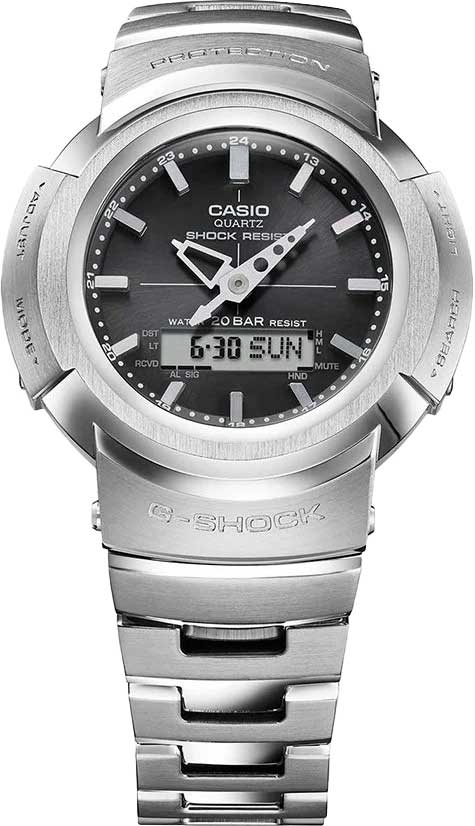 Японские наручные часы Casio G-SHOCK AWM-500D-1A с хронографом