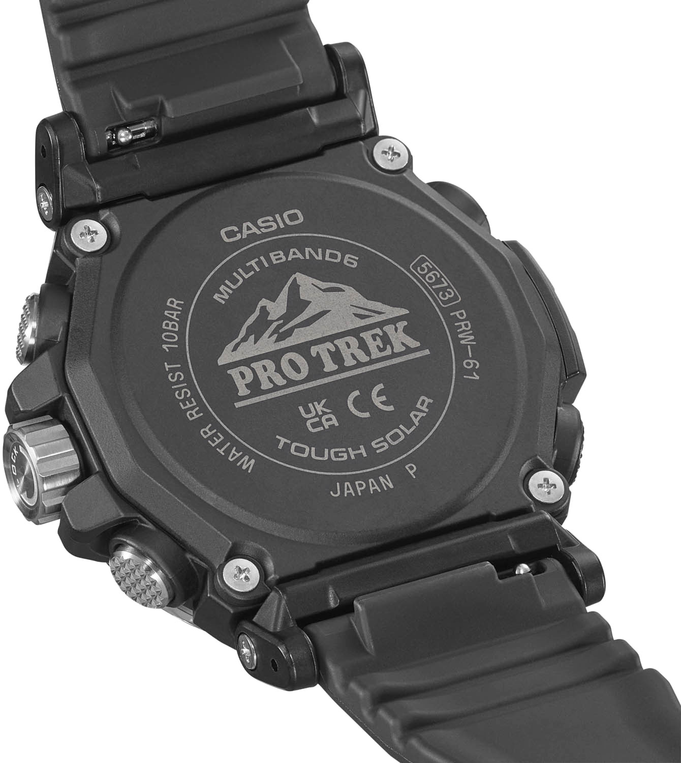 Японские наручные часы Casio Pro Trek PRW-61-1AER с хронографом