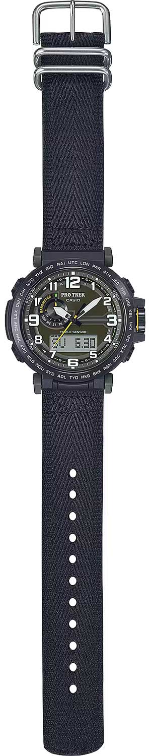 Японские наручные часы Casio Pro Trek PRG-601YB-3 с хронографом