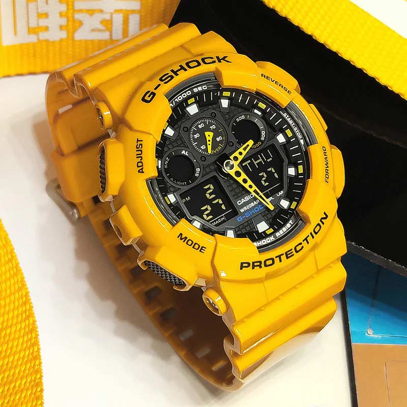 Японские наручные часы CASIO G-SHOCK GA-100A-9A