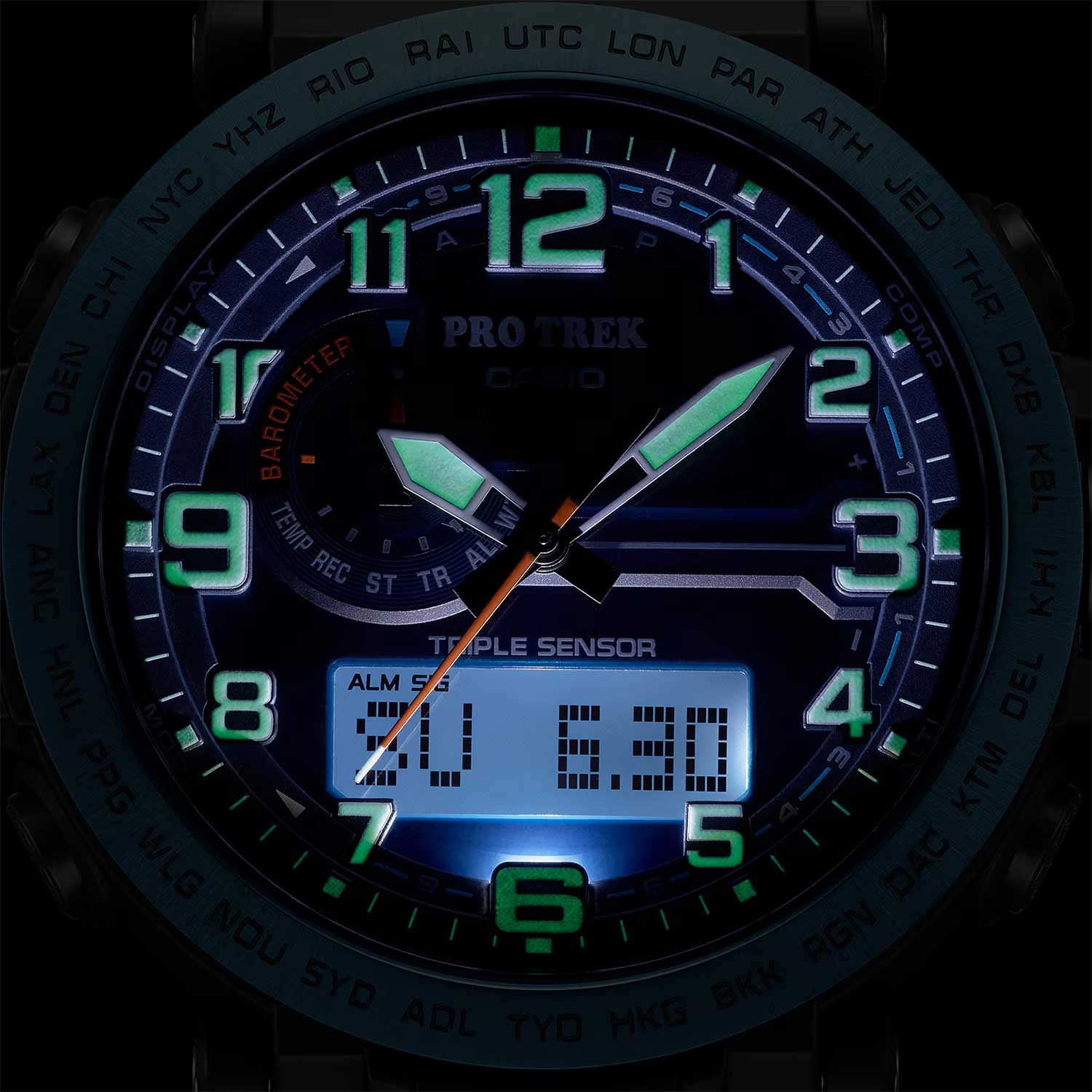 Японские наручные часы CASIO PRO TREK PRG-601YB-2