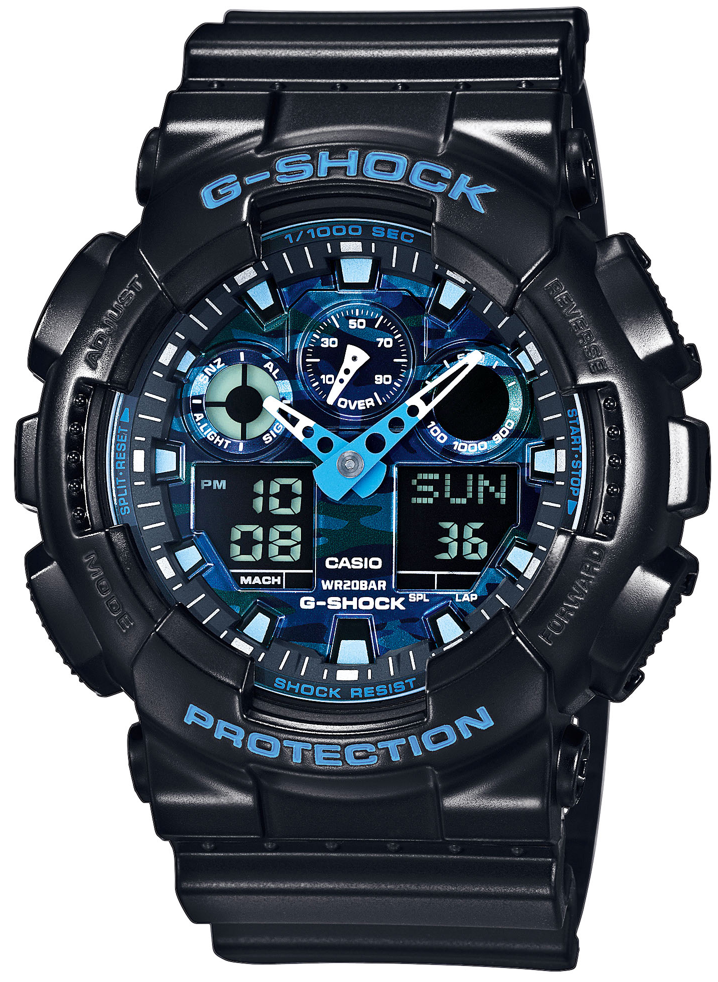 Японские наручные часы CASIO G-SHOCK GA-100CB-1A