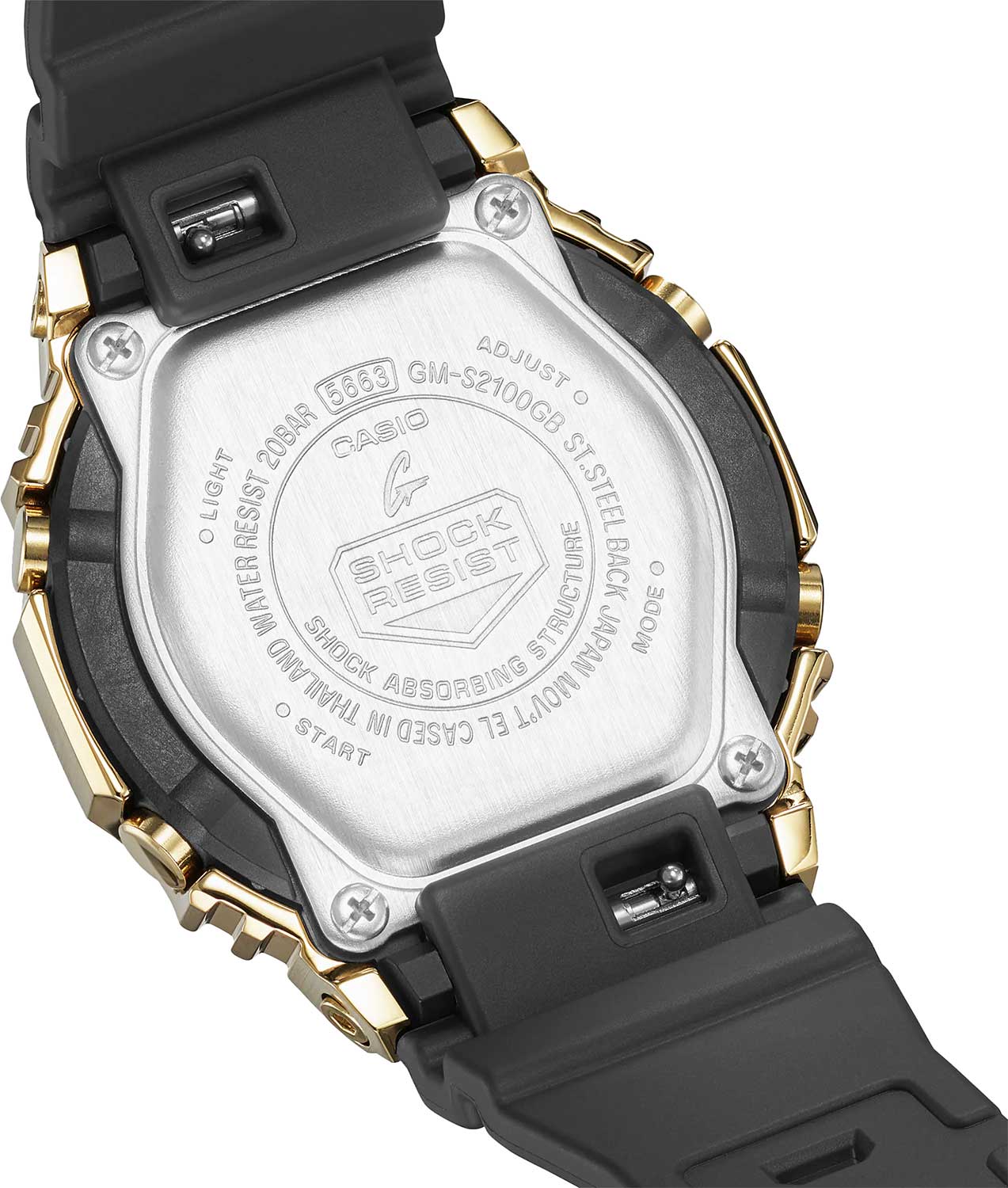 Японские наручные часы Casio G-SHOCK GM-S2100GB-1A с хронографом