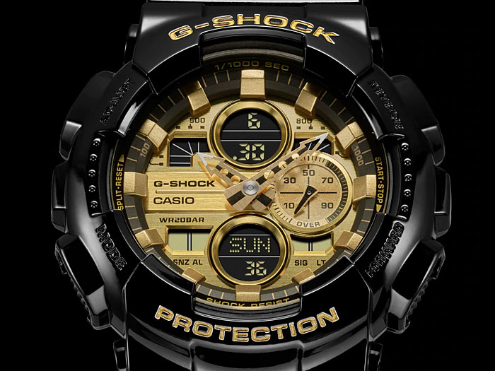 Японские наручные часы Casio G-SHOCK GA-140GB-1A1ER с хронографом