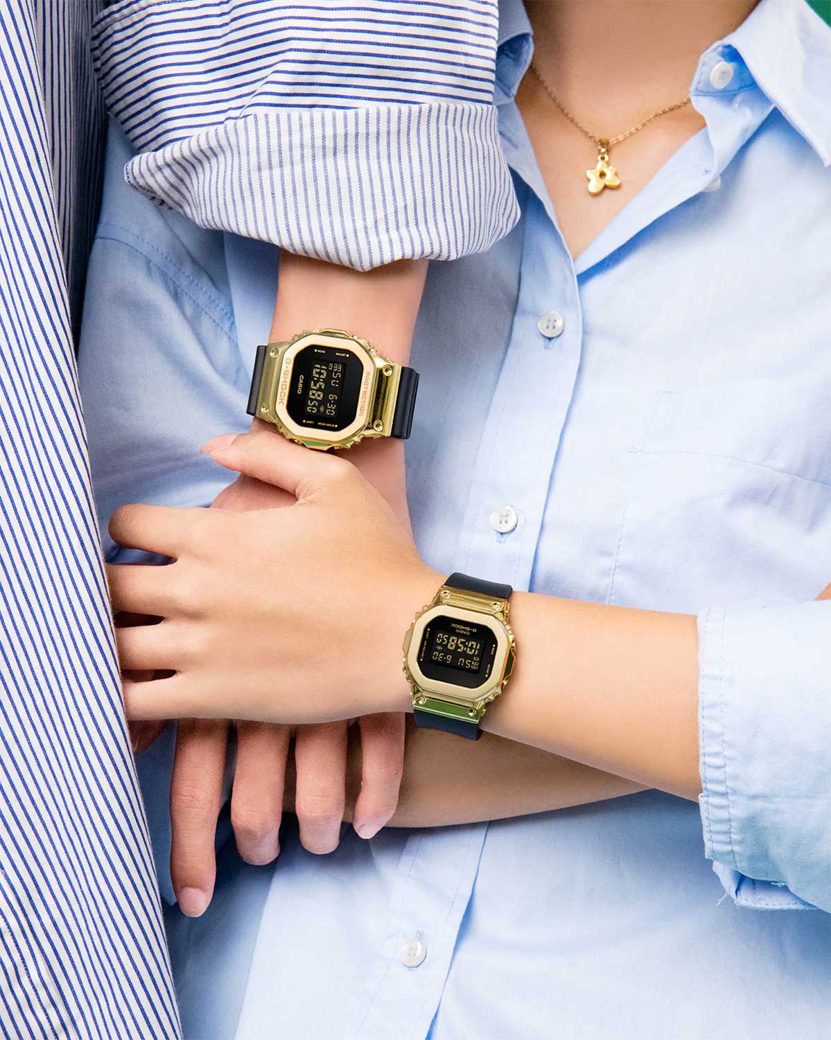 Японские наручные часы Casio G-SHOCK GM-5600G-9E с хронографом