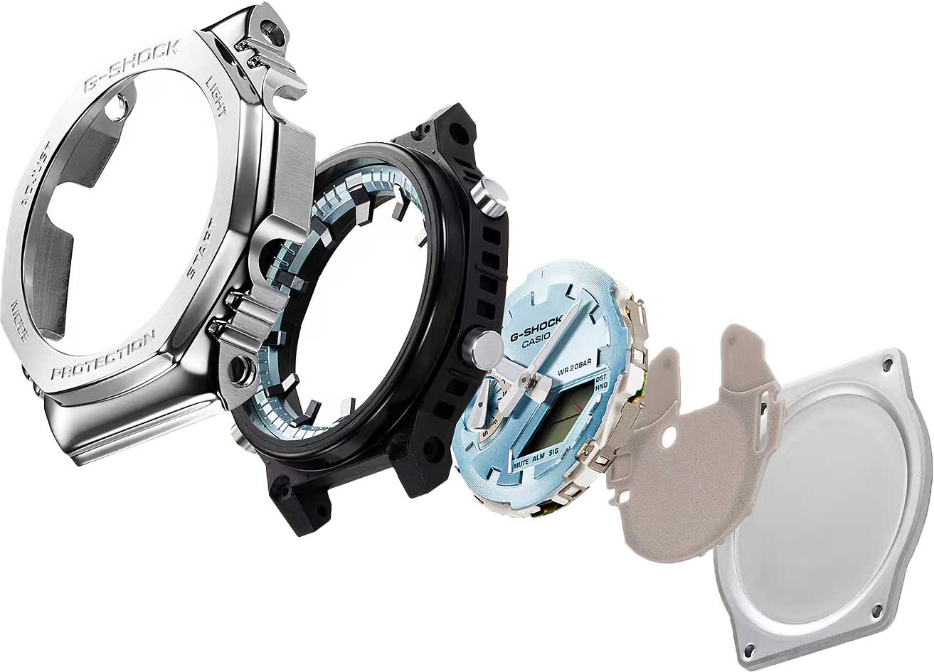 Японские наручные часы CASIO G-SHOCK GM-2110D-2B