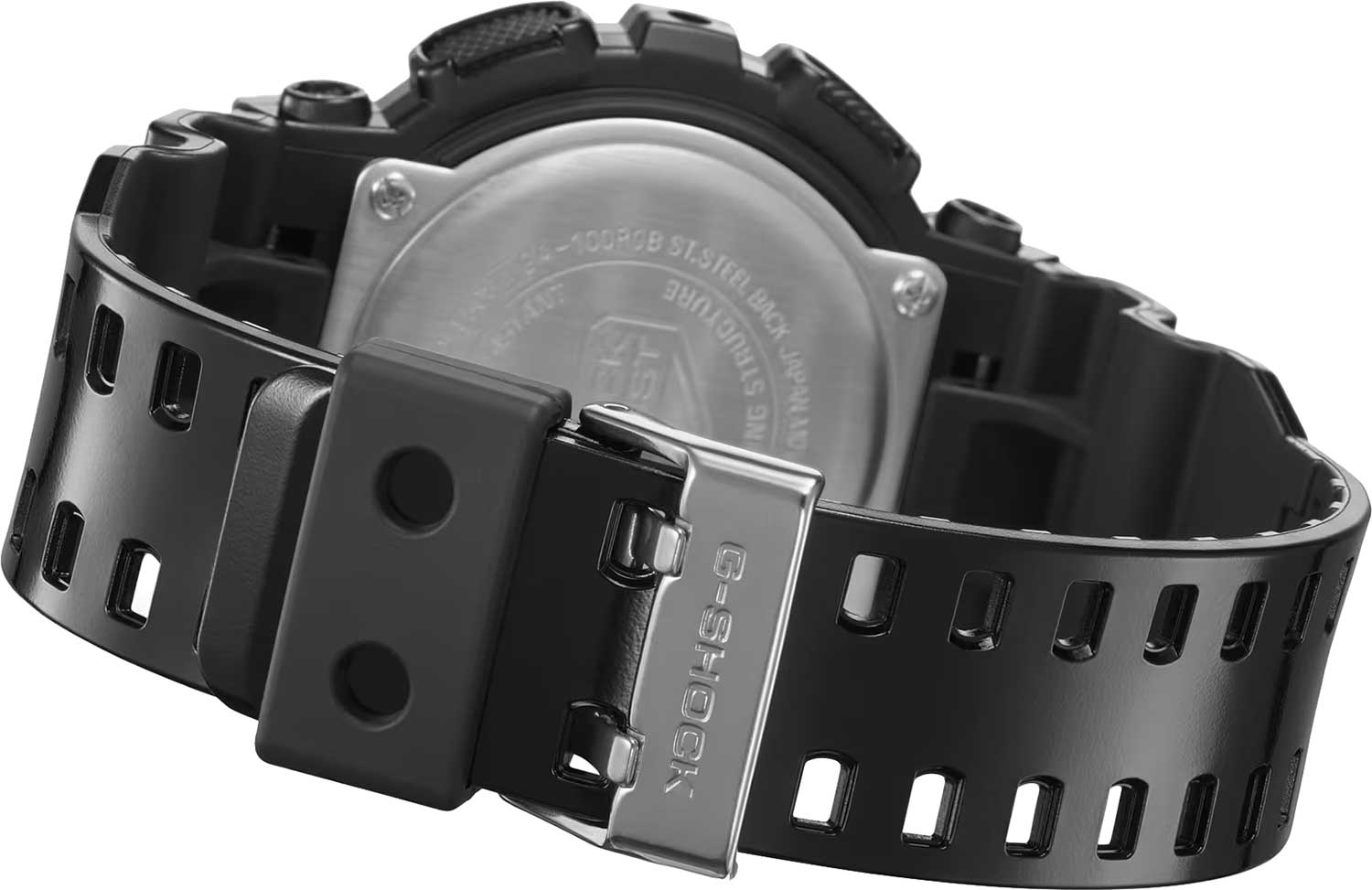 Японские наручные часы Casio G-SHOCK GA-100RGB-1A с хронографом