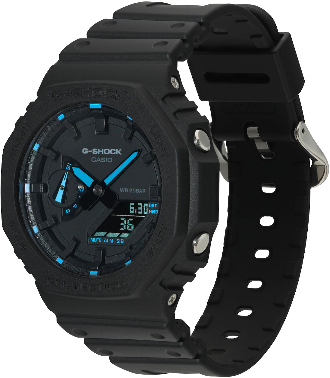 Японские наручные часы Casio G-SHOCK GA-2100-1A2ER с хронографом