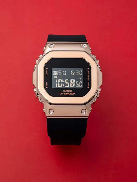 Японские наручные часы Casio G-SHOCK GM-S5600PG-1ER с хронографом